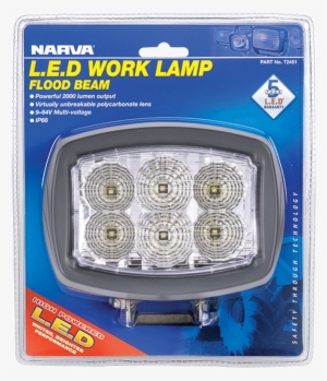 D Work Lamp Flood Beam - Narva