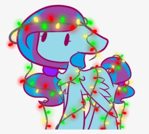 Naty7913, Chibi, Christmas, Christmas Lights, Female, - Illustration