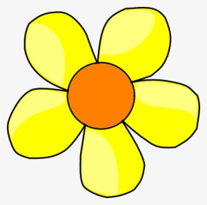 Flower Bouquet Clipart Image Yellow Flower Clipart - 5 Yapraklı Papatya Çizimi