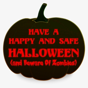 Have A Happy And Safe Halloween Pumpkin - Epilepsy Awareness