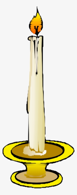 Candle - Candle In Holder Clipart