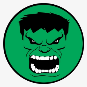 Pura Arte Adesivos - Hulk Face Vector
