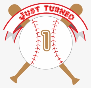 Just Turned 1 Baseball 3/4 Sleeve