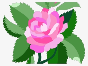 Yellow Rose Clipart Red Rose Outline - Art Nouveau Rose
