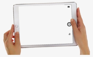 Graphic Library Library Clipart Tablet - Tablet With Hands Png