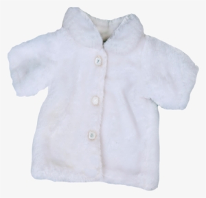 White "snowflake" Coat 16" - Cardigan