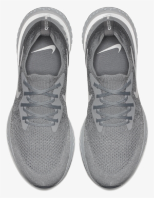 Women Shoes Png Nike Epic React Flyknit Grey Running - Shoe