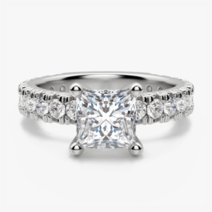 The Contemporay Nexus Diamond™ - Princess Cut Solitaire Claw Prong Rings