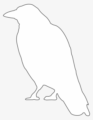 Small - Raven Outline