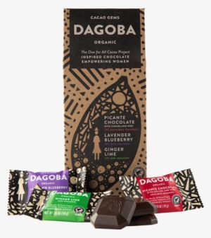 Dagoba Organic Assorted Gems [dag-astgem ] - Dagoba Organic Assorted Chocolate Pouch - 4.2oz