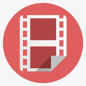 Photography Png Film Iconpng Red Movie Reel Png - Video Flat Icon Png