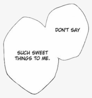 Anime Manga Text Bubble Textbubble Free Art Freetoedit - Transparent Manga Text