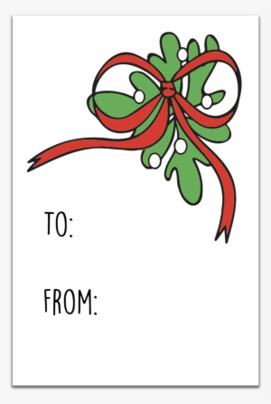 Gt05 Mistletoe Gift Tag - Gift