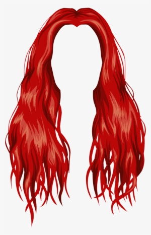 Hair 29 By Thestardollprops - Long Red Hair Png