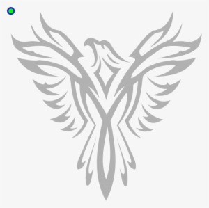 Small - Tribal Phoenix Tattoo Men