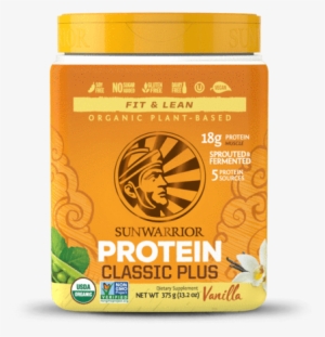 Sunwarrior Classic Plus Vanilla 375g Vegan Protein - Sunwarrior Protein Classic Plus