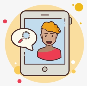 Ipad Magnifying Glass Icon - Icon