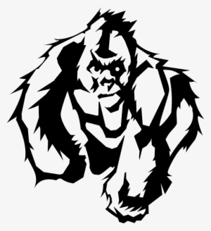 Gorilla Vector Png - Gorilla Drawing Png