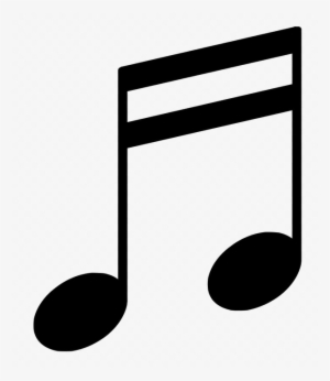 Music Note Free Png Image - Outline Of Music Notes