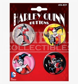 Dc Comics Harley Quinn Button Set - Batman Harley Quinn Pop Art Credit Card Bottle Opener