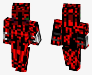 Devil Death With Red Eyes - Minecraft Skin Spider Man Homecoming