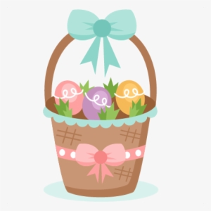 Easter Basket Svg Scrapbook Cut File Cute Clipart Files - Easter Basket Clipart