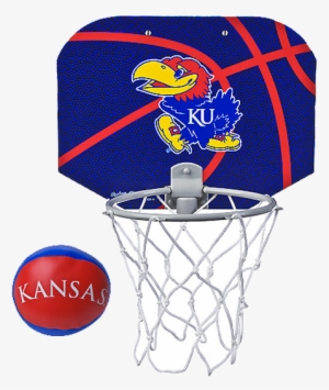 Kansas Jayhawks Basketball Hoop Set - Kansas Jayhawks