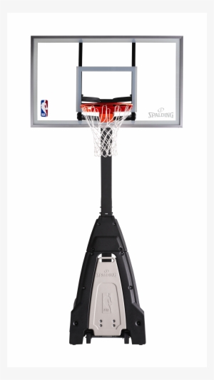 The Beast® 60" Glass Portable Basketball Hoop System - Spalding "the Beast" Glass Portable Basketball Hoop