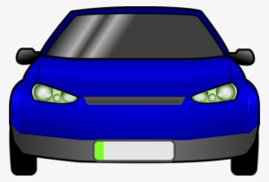 Car Front View Clipart Cartoon City Car - Front Of A Car