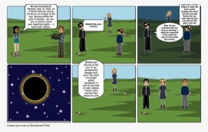 The Solar Eclipse - Cartoon