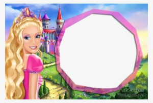 Moldura Barbie Png - Barbie Background With Frame