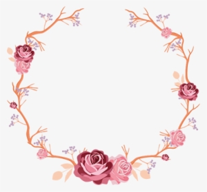 Flower Wreath Wall Sticker