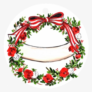 Thank You Ornament - Wreath