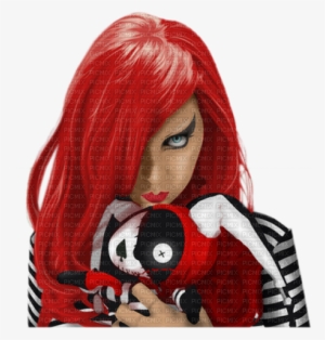 Kaz Creations Woman Femme Redhead Emo - Doll