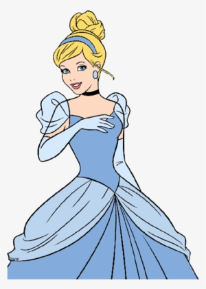Cinderella In Ball Gown - Cartoon