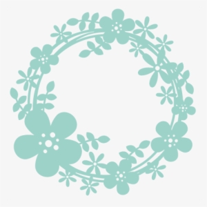 Spring Wreath Sbook Cut File Cute Clipart Files For - Flower Wreath Free Svg
