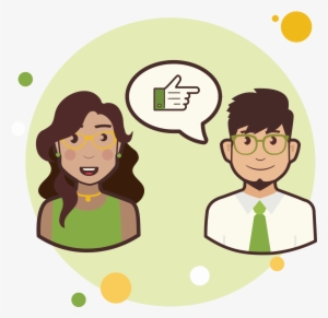 Couple Pointing Finger Icon - Icon