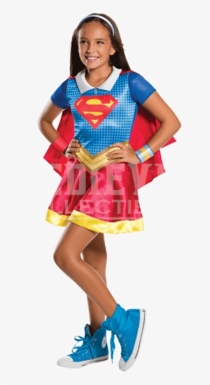 Dc Superhero Girls Supergirl Costume - Super Hero Girls Halloween Costume