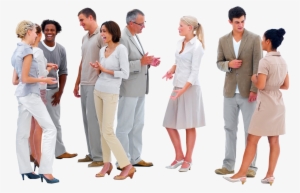 Cutout People Talking - Group Of People Talking Png