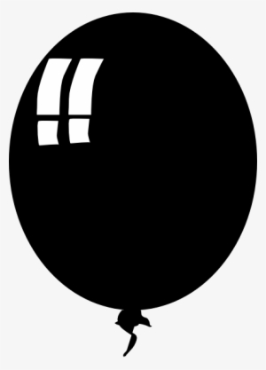Black Ballon Svg Clip Arts 426 X 593 Px