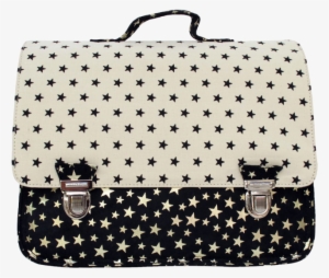 Miniséri Satchel Black And White Stars - Cartella Per Scuola Elementare
