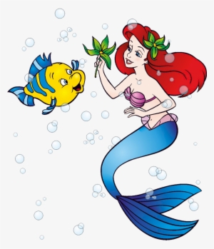 Little Mermaid Disney Flounder Clip Art N2 - Animadas De La Sirenita
