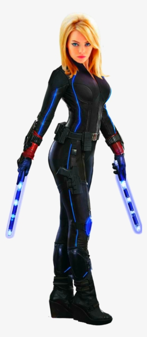 Emma Stone Is Black Widow By Alexiscabo1 - Action Figure