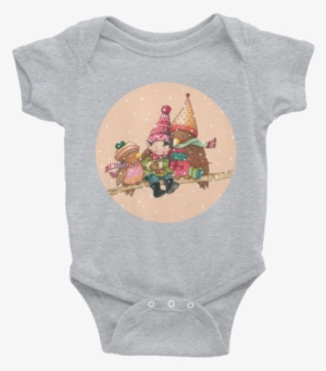 "christmas Cuddles" Infant Bodysuit - Foxy Nursling//breastfeeding Onesie//nursing Onesie//lactivista//unisex//lactivist//breastfed//breast