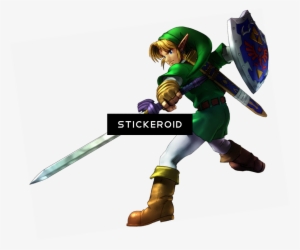 Zelda Link Legend Of The - Zelda Ocarina Of Time Link Png