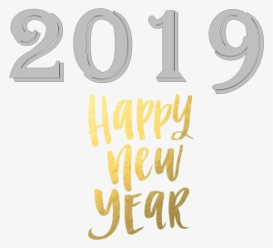 2019 Happy New Year Png Free Images - Happy New Year Png Hd