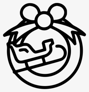 Christmas New Year Png Christmas Santa Sled Decoration - Christmas Day