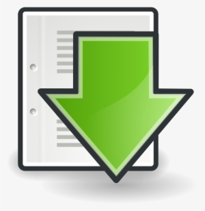 File - Red Down Arrow Png