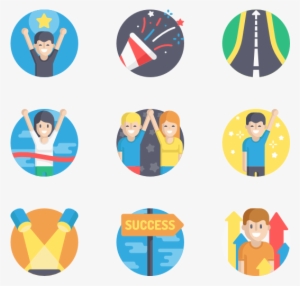 Success 50 Icons - Success Flat Icon