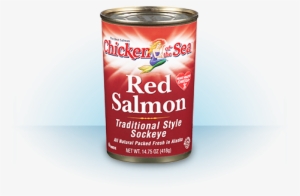 Red Salmon Traditional Style - Chicken Of The Sea Red Salmon, Traditional Style Sockeye